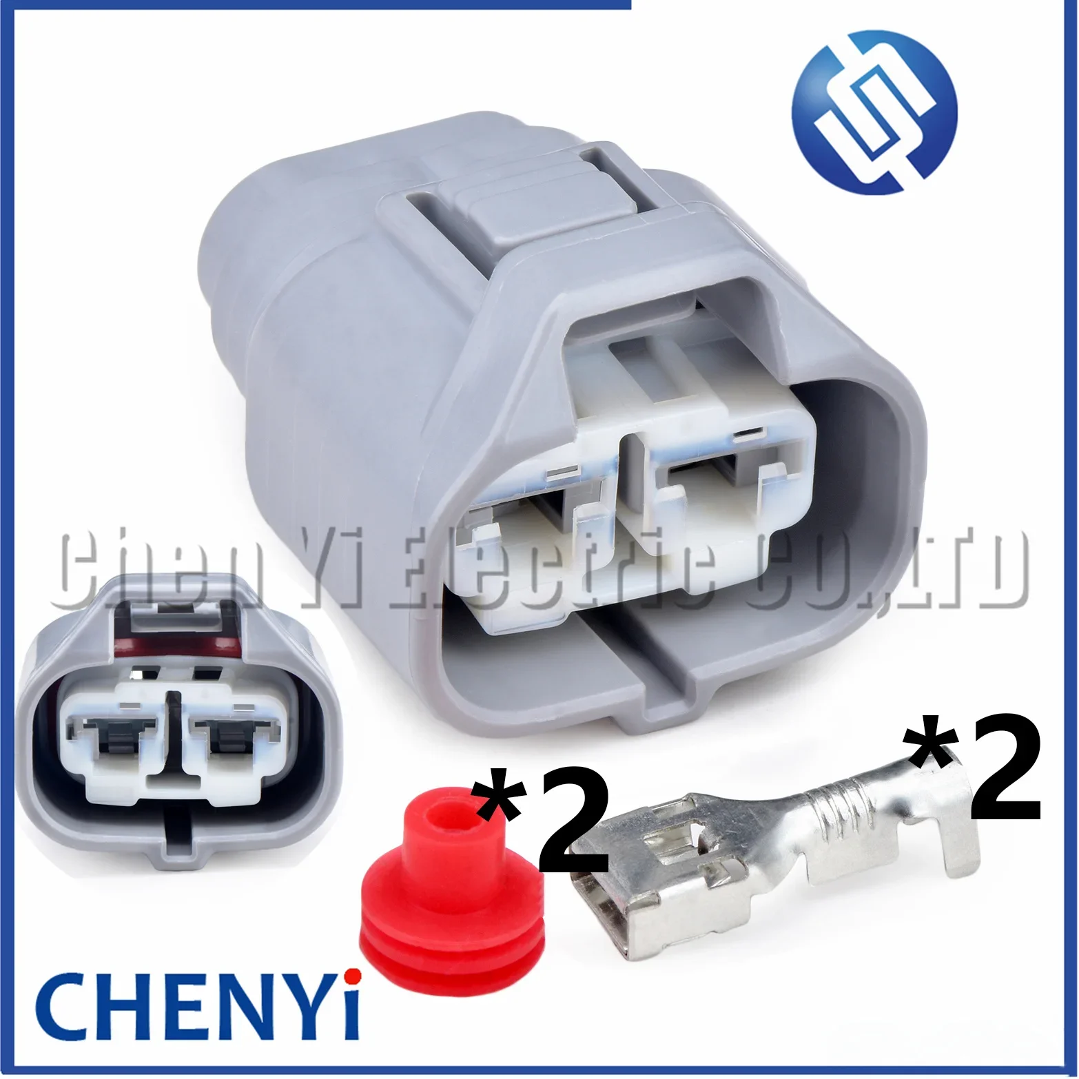 2 Pin Automotive waterproof connector Secondary air pump drive module wire harness plug 90980-12068 6189-0856