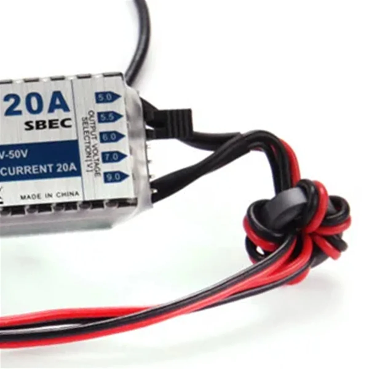 Отлично! 20A HV SBEC Высокое качество для радиоуправляемой модели самолета. Программирование не требуется. Высоковольтный вход (2-12S Lipoly)