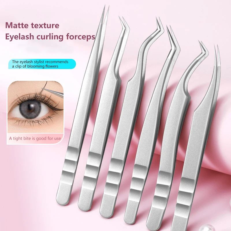 Superior Precision Eyelash Tweezers for Professional Grafting