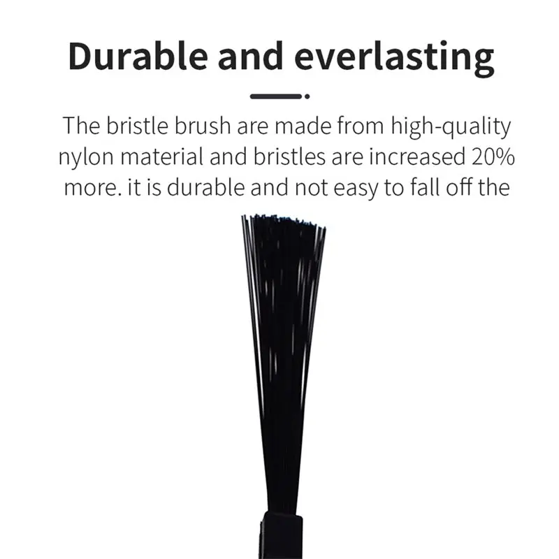 ABKR Replacement Side Brushes 10PCS Nylon for Edge Cleaning for Midea V16 for Eureka J15 Evo Ultra Robot Vacuum Parts