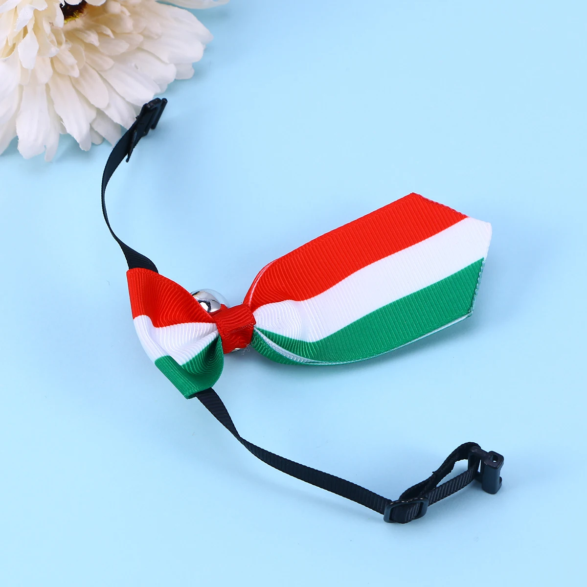 

Pet Small Dog Cat Collar Necktie Bell Collars Pet Supplies Adjustable for Christmas Festival Party Size XS (Red,