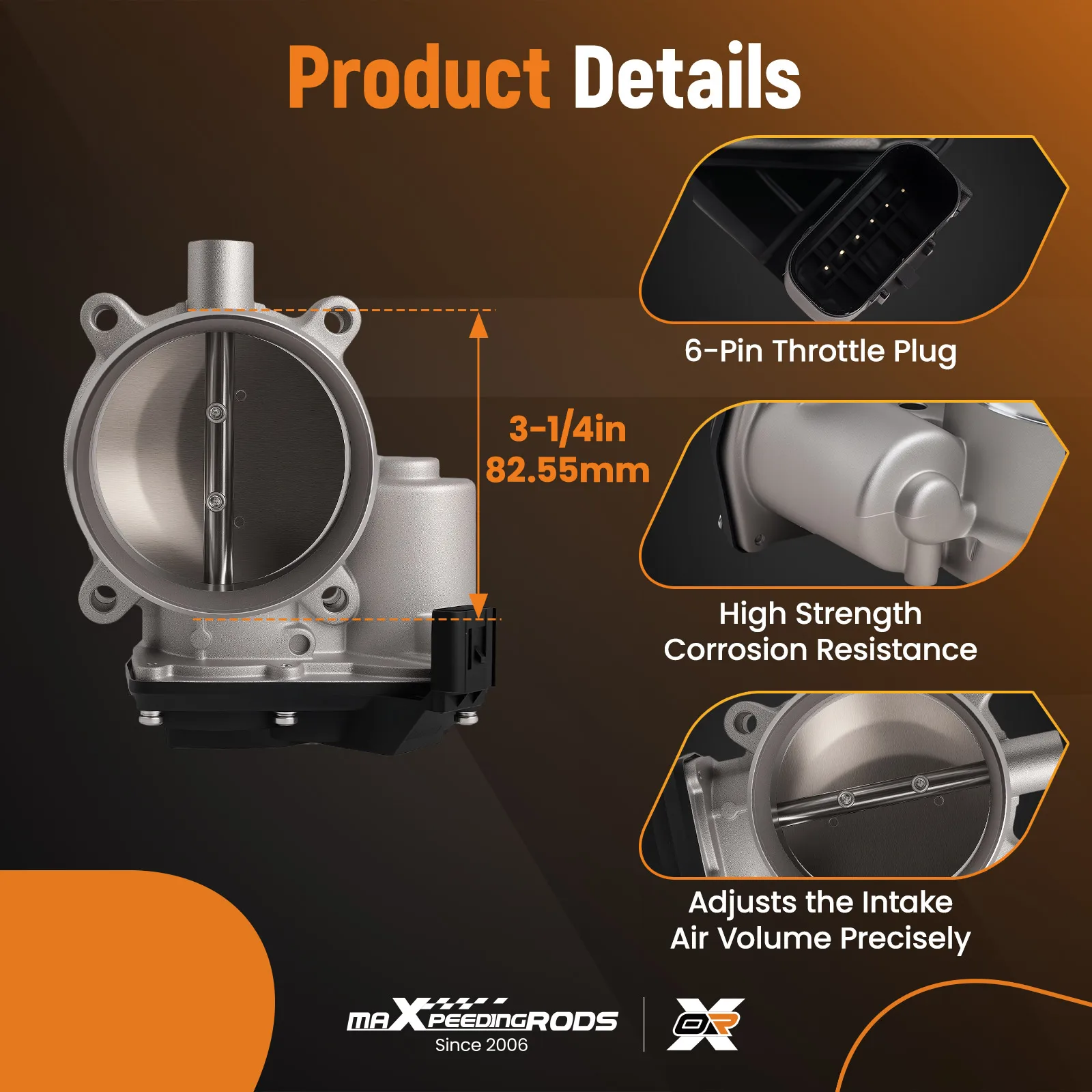 Throttle Body for Lincoln Mark LT Ford F-150 Lobo 5.0L V8 2011-2014 BR3Z9E926C