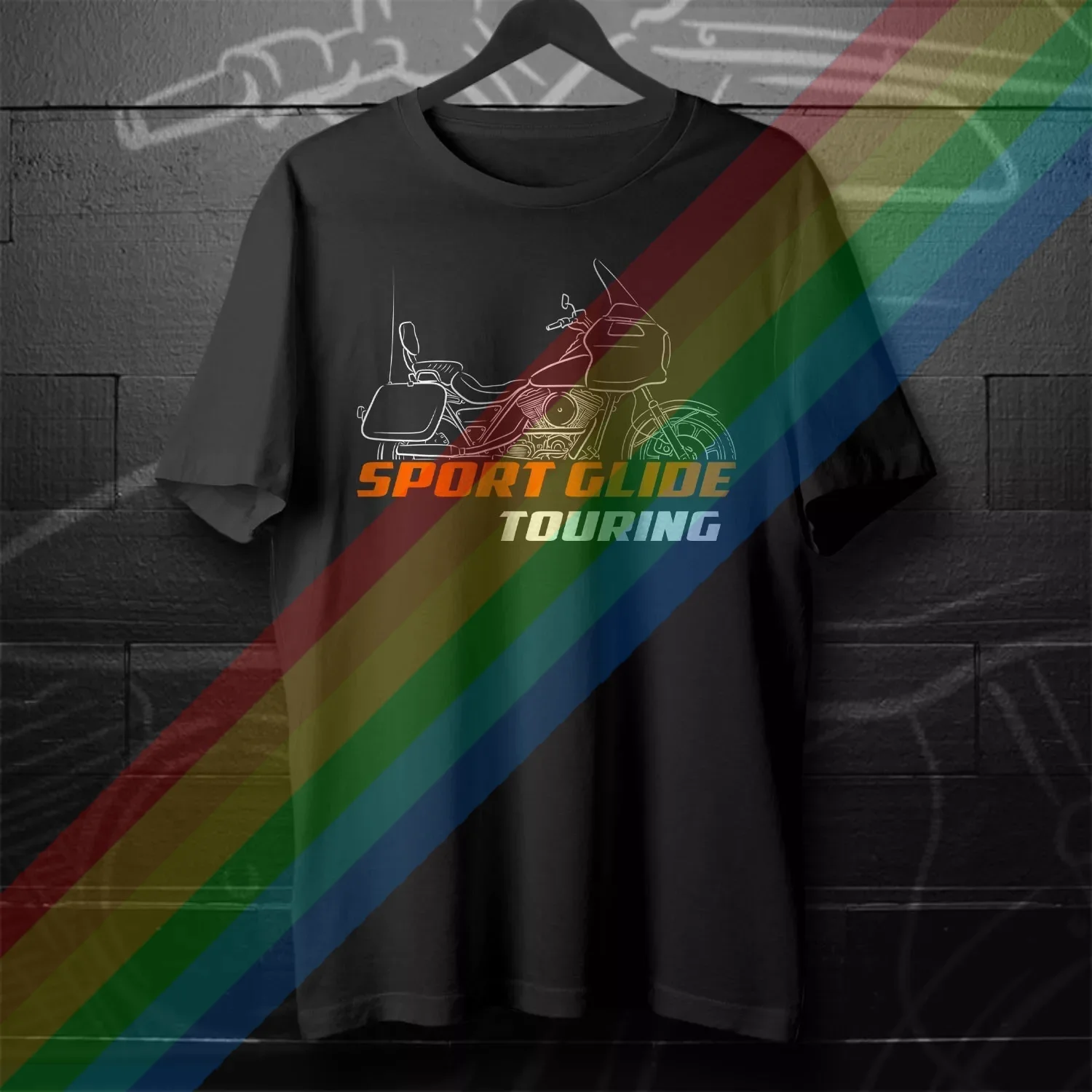 

2025 Man T Shirt summer Casual FXRT Sport Glide 1983-1992 T-shirt Motorcycle Graphic Summer Short Sleeves S-3XL Cool Tee