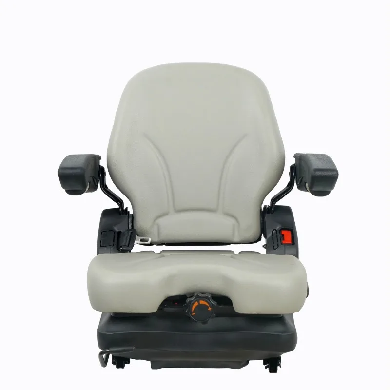 

Forklift seats Construction machinery plus armrest box with shock absorption Universal high-end safety slide with armrest