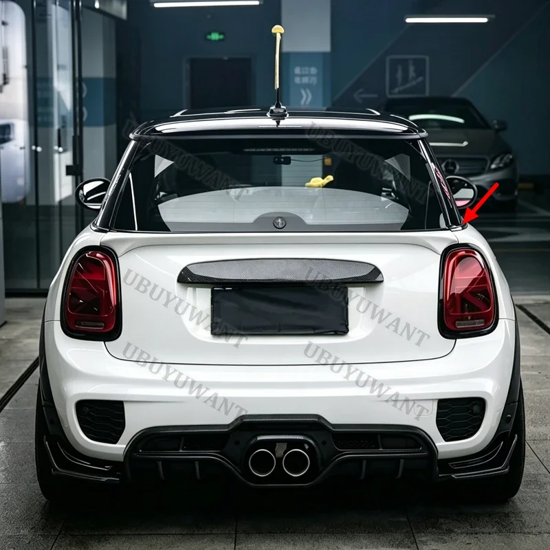FOR MINI F56 COOPER/S/JCW Middle Rear Trunk Lip Carbon Fiber Wing Spoiler Car Styling