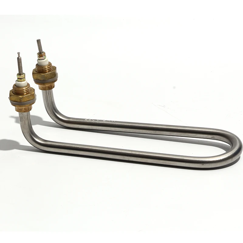 110V/220V/380V Bending U Shaped Stainless Steel Heating Tube Element 1-3KW 8mm Tube Dia Electric Water Heater Pipe