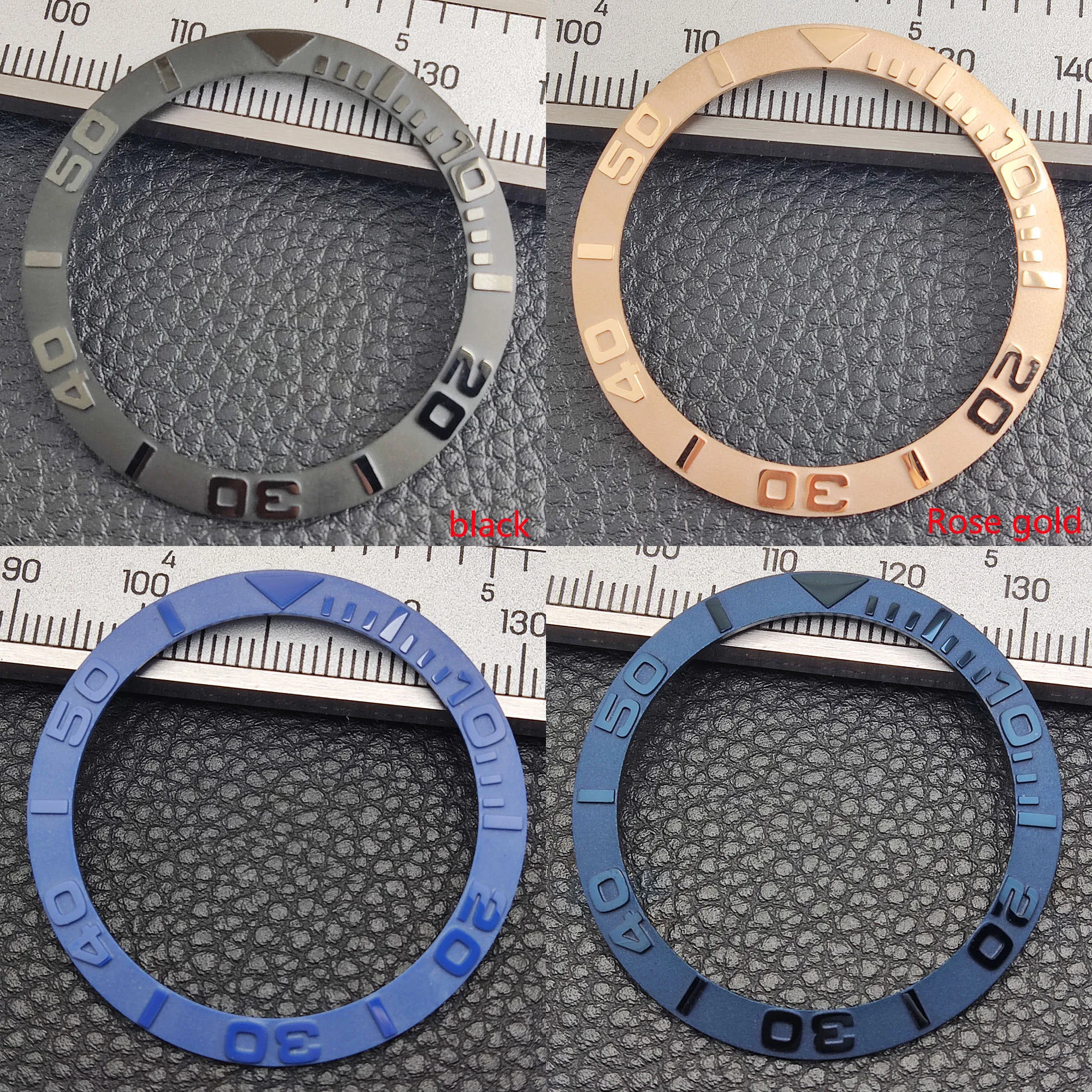 

38mm yacht ceramic bezel watch tilt bezel suitable for 40mmNH35nh36 inlay accessories 38mm * 30.7mm