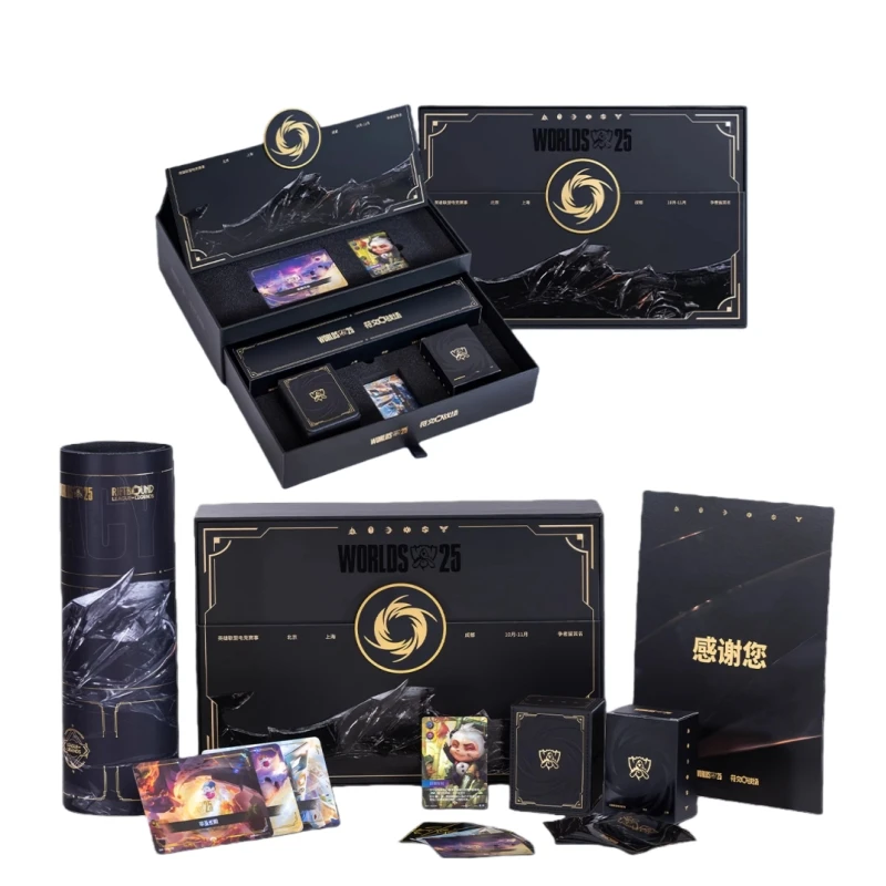 

Официальная коллекционная карточная игра Rune Battlegrounds League of Legends, глобальный финал, ограниченная серия, коллекция подарочных коробок, настольная игра