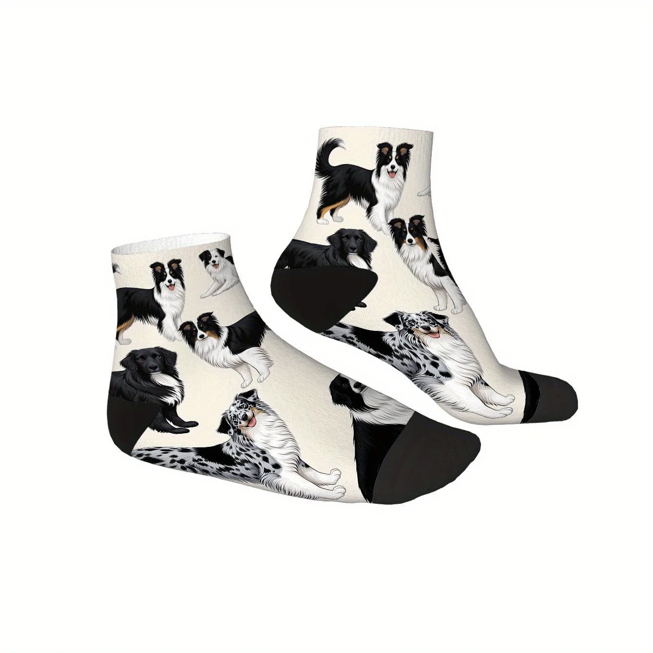 Men Featuring a Collection of Cute Dogs Fun And Adorable Socks Perfect for Summer Sports These Socks Make Great Gifts