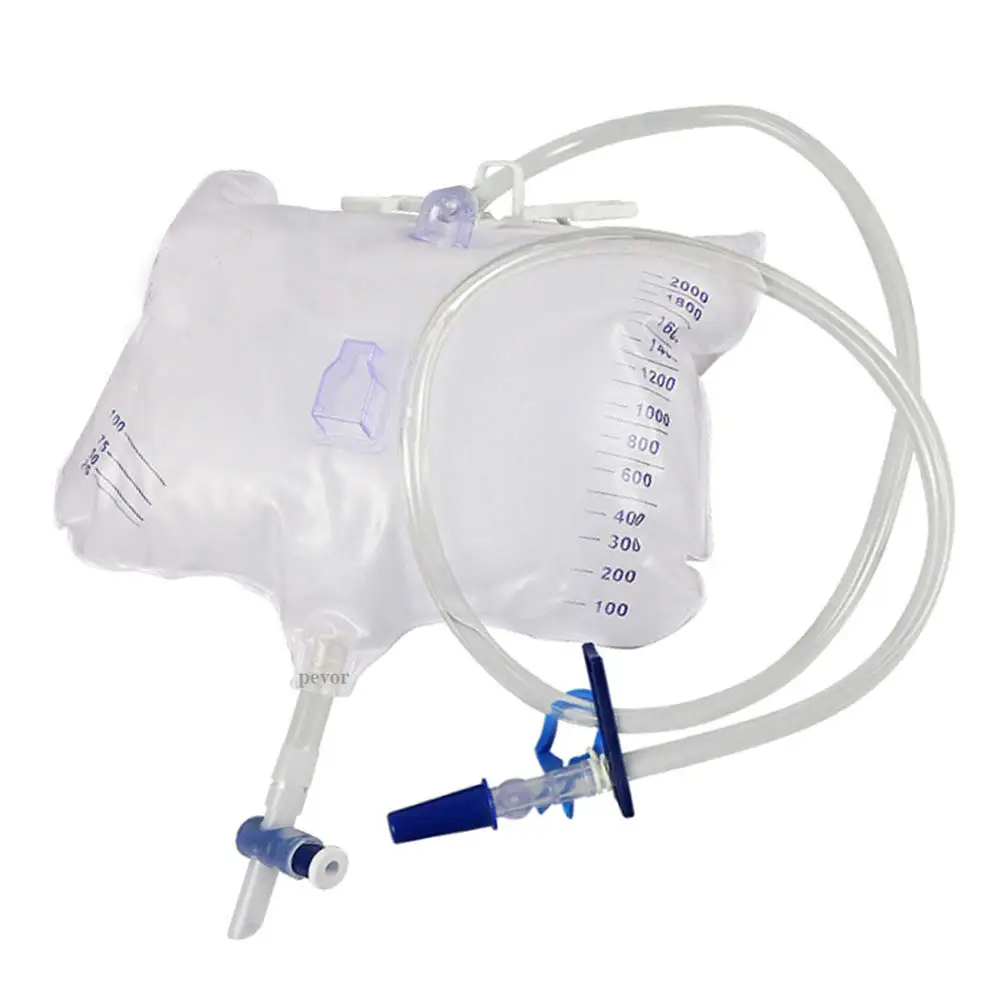 Urinary Drainage Bag Urine Collection Bag with Anti-Reflux Chamber Medical Drain Bag 48\