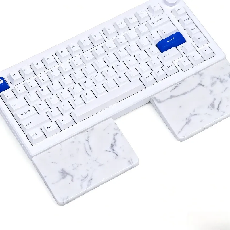 

Подставка для запястий с разделенной клавиатурой, индивидуальная кварцевая подставка для снятия стресса на ладони, раскладка 65% 75%, механическая клавиатура, разделенная поддержка рук, подарок