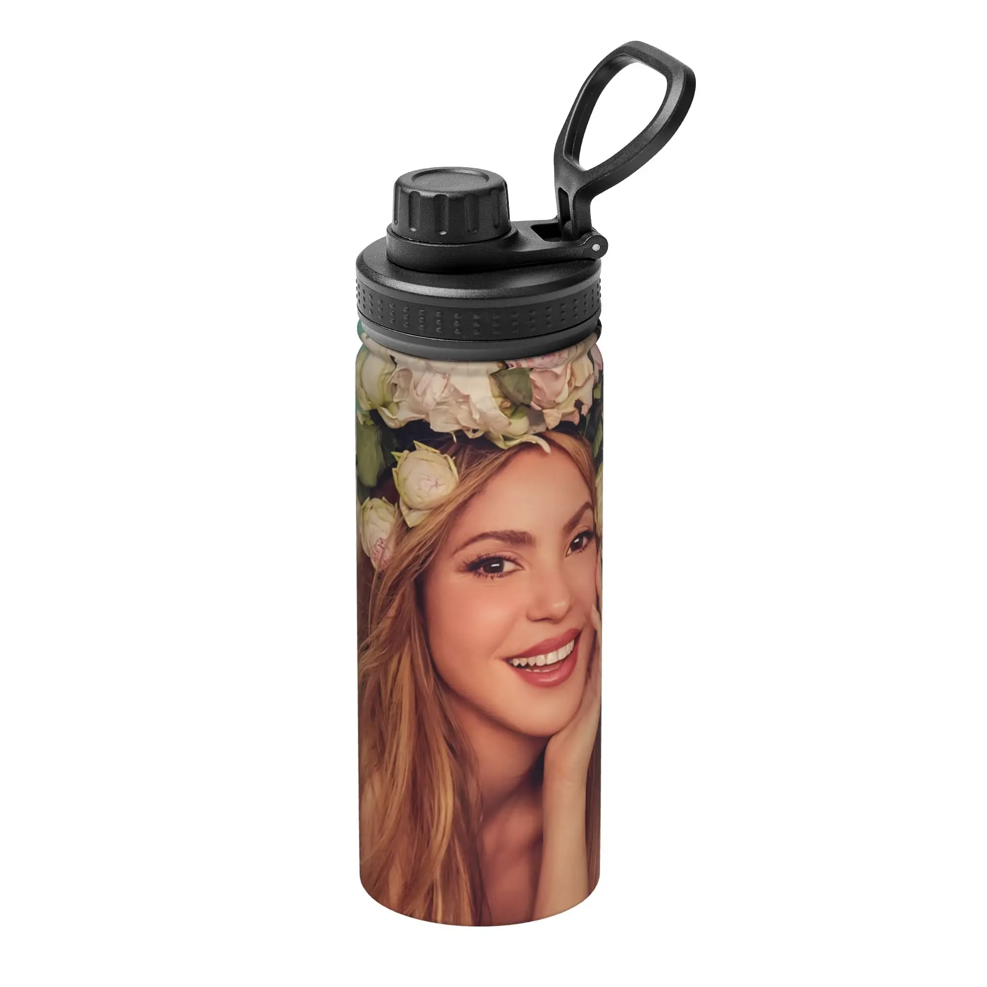 Singer S-Shakira 18OZ Sports Insulated Kettle  Coffee Cups Stainless Steel Office Home Mugs Water Bottle