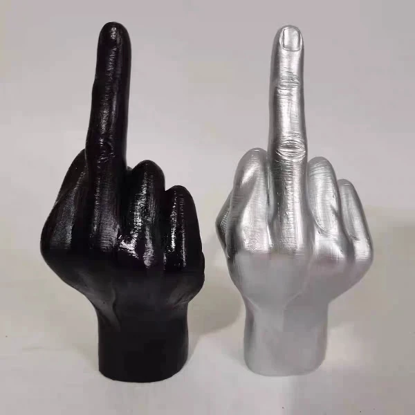 Creative Personalized Finger Figurine Hand Gesture Model Tabletop Sculpture Home Indoor Decoration Resin Hand Crafted Artwork