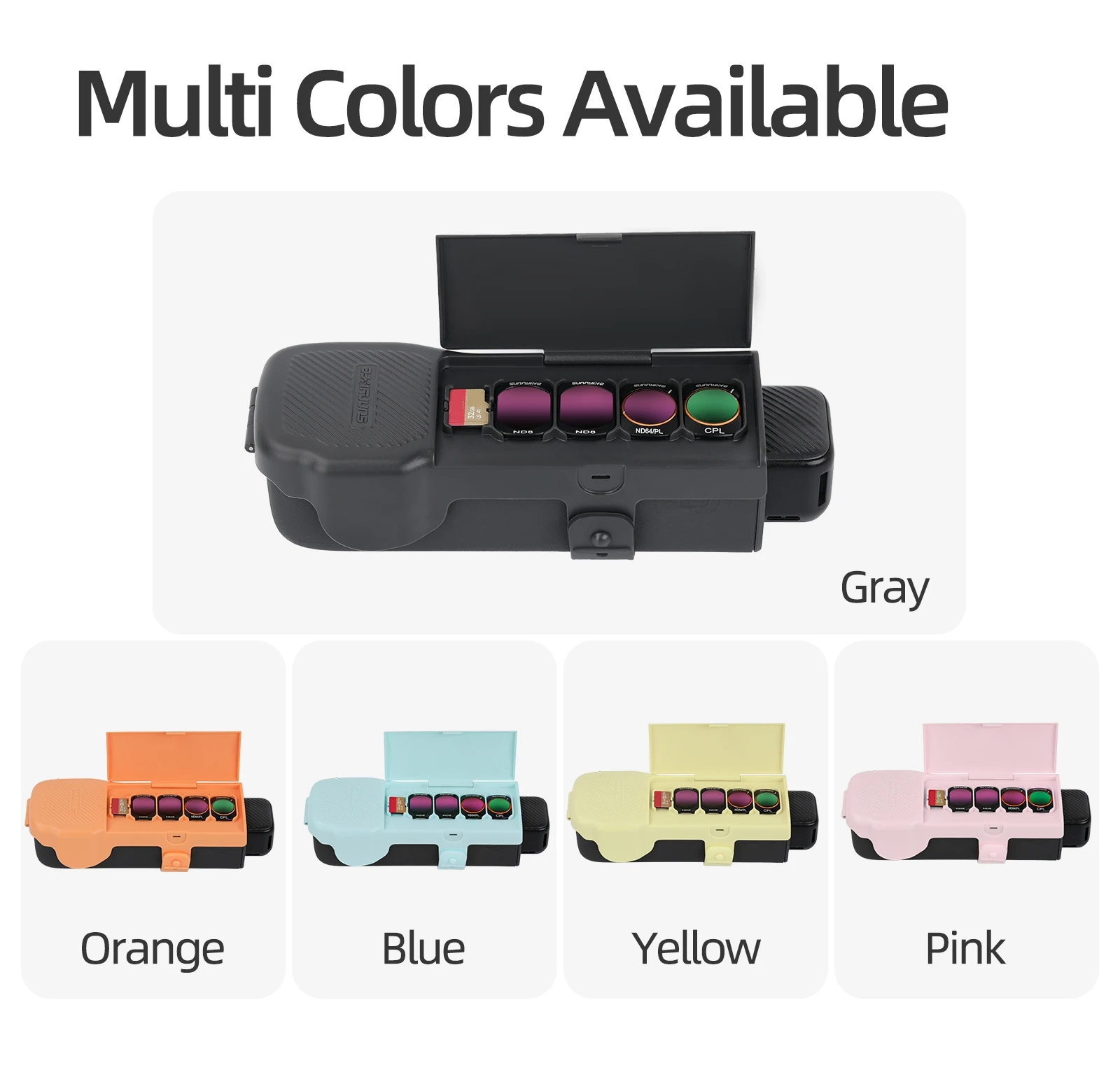 

For DJI Osmo Pocket3 Protective Cover Protective Cover Body Filter Organizer Case Top Cover Plate