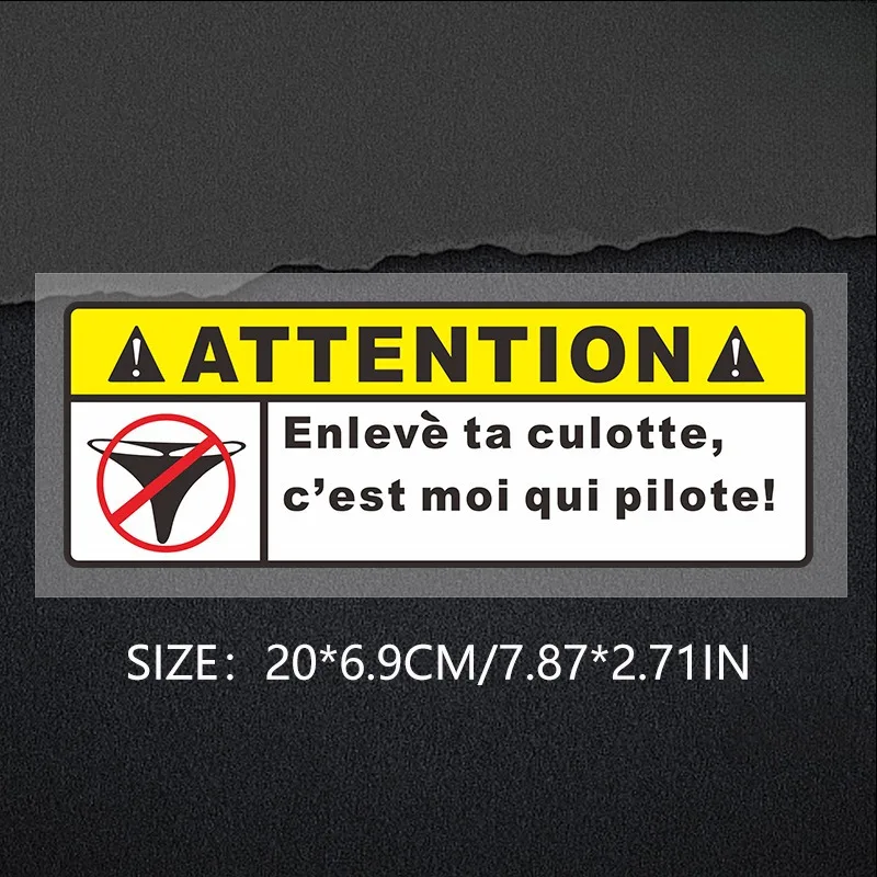 French Funny Warning 