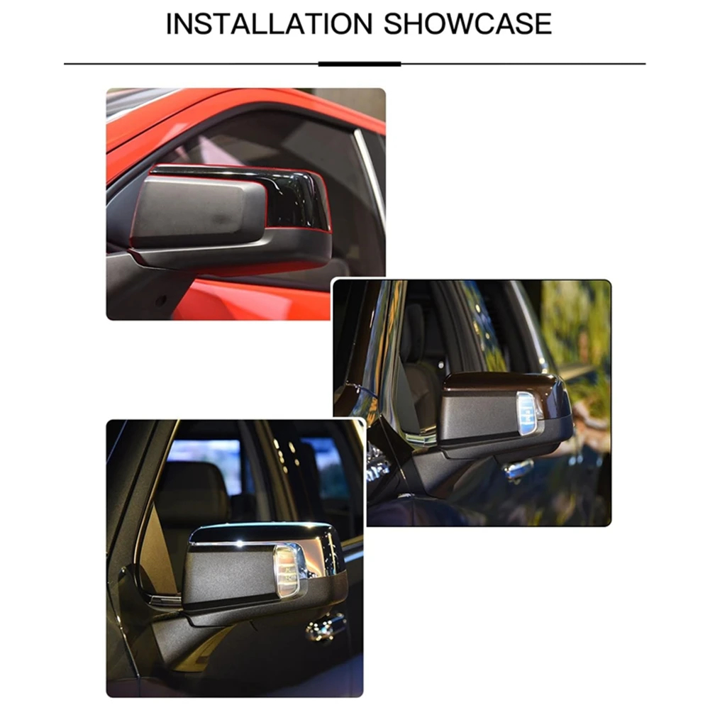 

Rearview Mirror Cap Cover Trim Replace 84469252 For Chevy Silverado 1500 GMC Sierra 1500 2019-2024 Accessories-ABQF