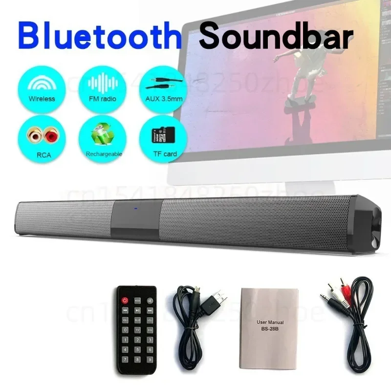 Bluetooth Speaker Super Powerful Sound Bar Portable Wireless Surround Stereo Home TV Sound Box Subwoofer FM Radio Home Theater