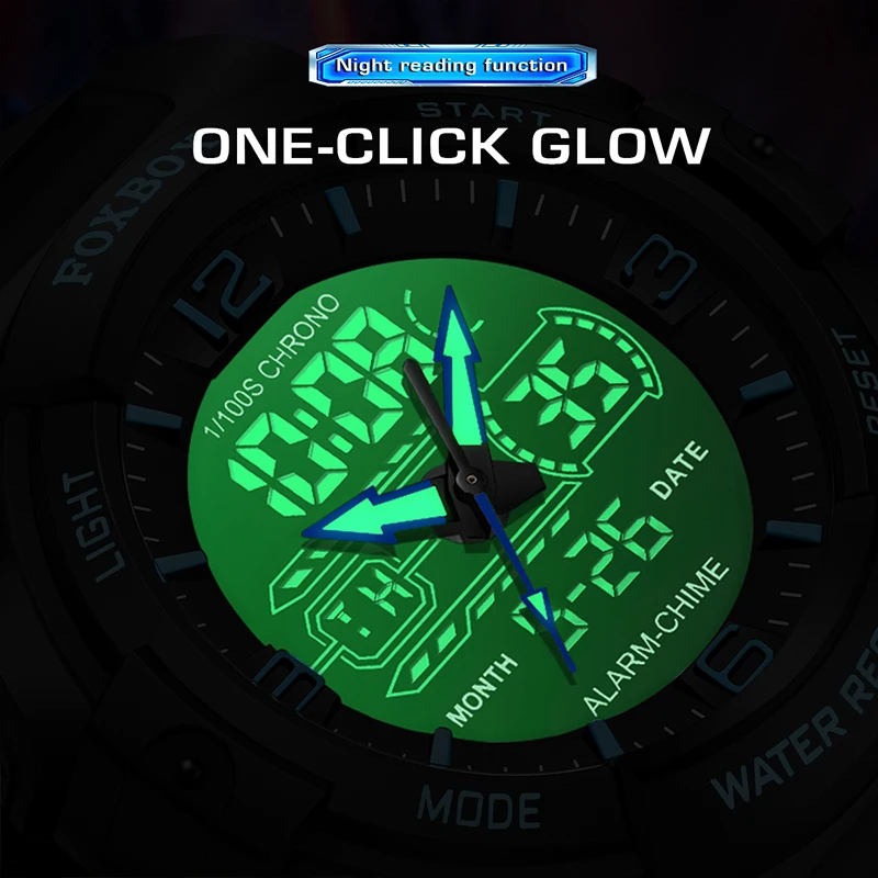 LIGE Man Watch Fashion Military Sport Date Alarm Mens Watches LED Luminous Waterproof Silicone Quartz Watches Chronograph Clock