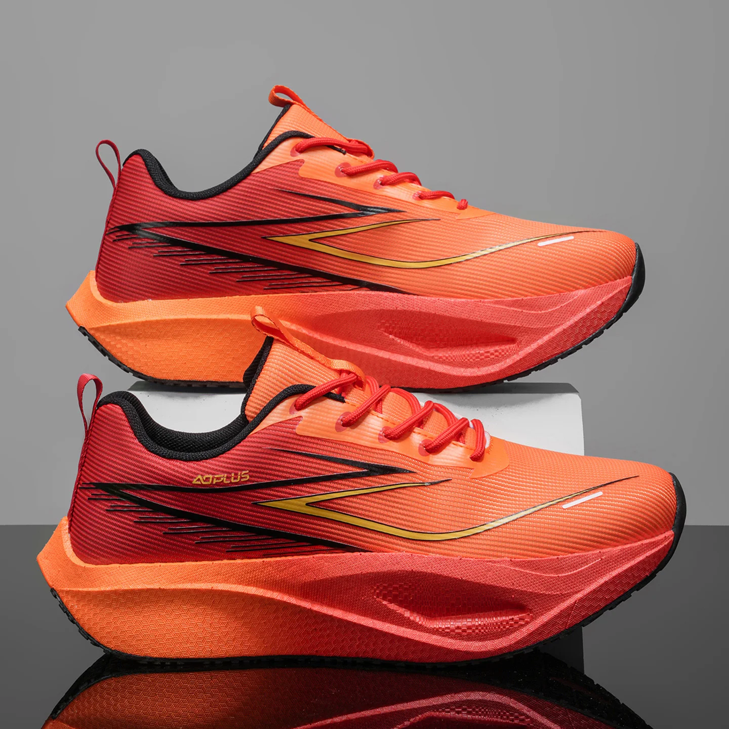 Men Carbon Plate Running Shoes Breathable Women Athletic Tennis Sneakers Cushion Sport Trainers Outdoor Marathon Jogging Shoes ﻿ view 3