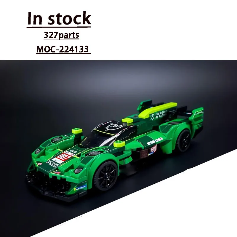 

MOC-224133 New Classic AMR-LMH Sports Racing Car Building Block Model 327Parts Boys' Children's Birthday Building Block Toy Gift