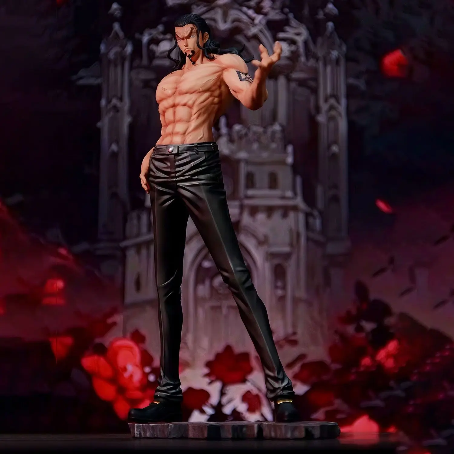 25ซม./9.8นิ้วOne PieceอะนิเมะRob Lucci Action Figureตุ๊กตาคอลเลกชันเครื่องประดับตกแต่งของเล่นของขวัญ