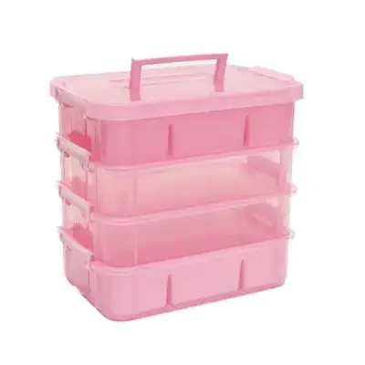 

Everything Mary Four Tray Craft Storage Organizer Storage Box