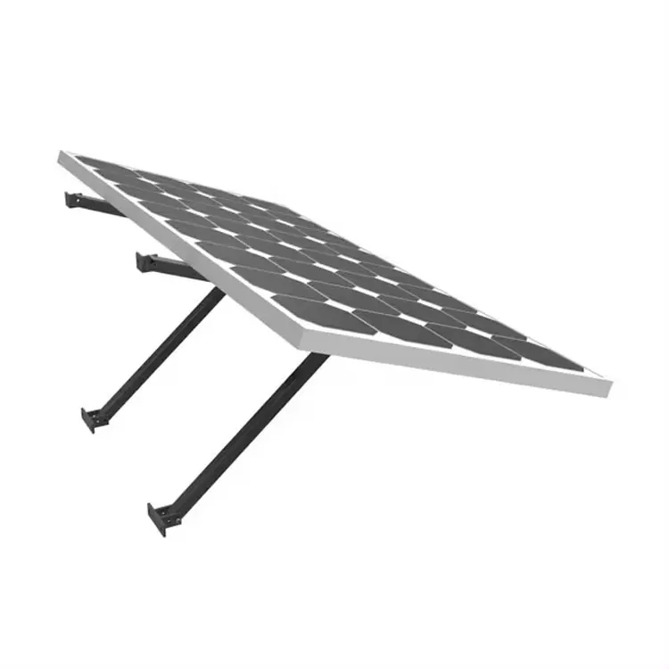 2026 Low Cost Adjustable Aluminum Balcony Mount Brackets Solar Panel Wall Mounting Systems Factorypromote sales