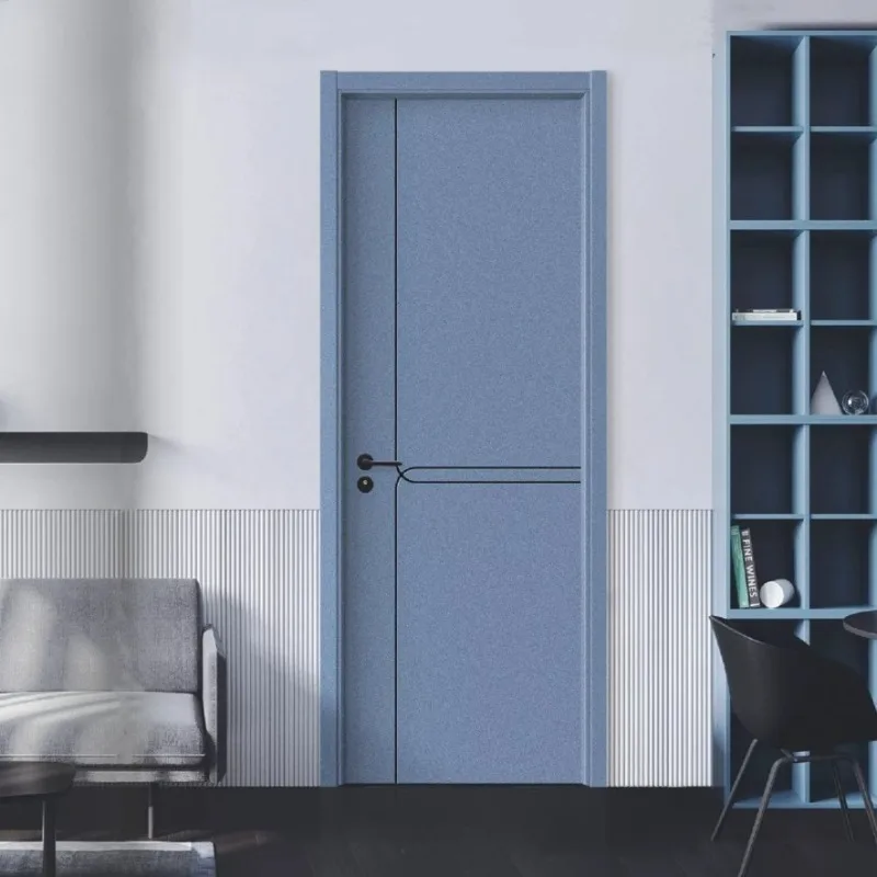 

The new model belongs to lacquer crystal paint door oak solid wood room bedroom minimalist fashion B & B