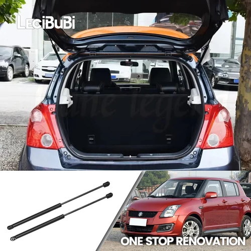 Imagen 1 del producto Para Suzuki Swift 2010-2017 Hatchback 2 uds maletero trasero puntal elevador barras de soporte amortiguadores de resorte de Gas varilla 8185068840