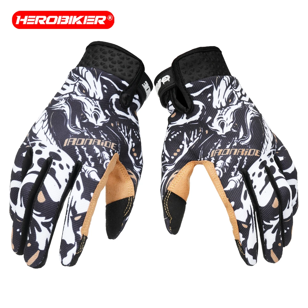 Motorcycle Gloves Summer Breathable Touch Screen Gloves Off-road Motorcycle Protective Gloves Motorcycle Equipment