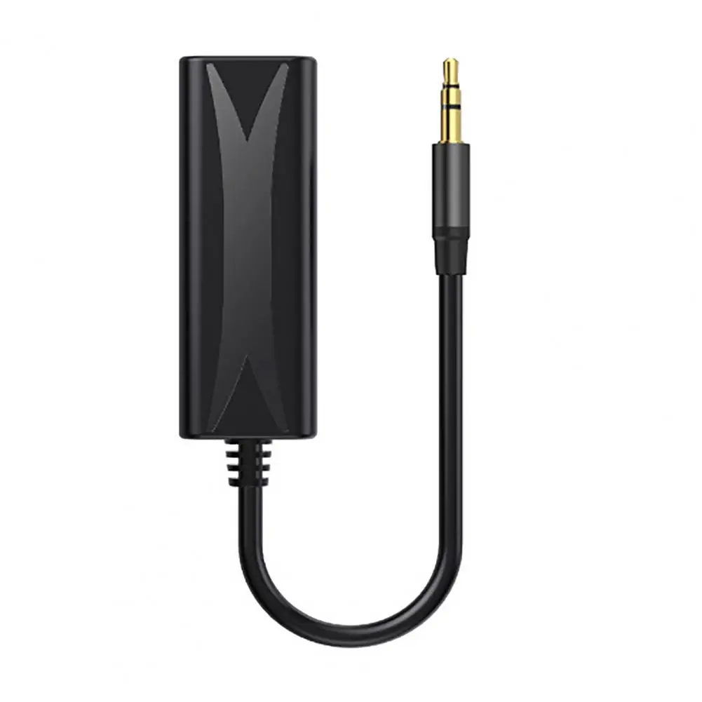 Ground Loop Noise Isolator with 3.5mm Audio Cable Car Audio System Noise Filter Humming Hissing Buzzing Sound Eliminator Reducer