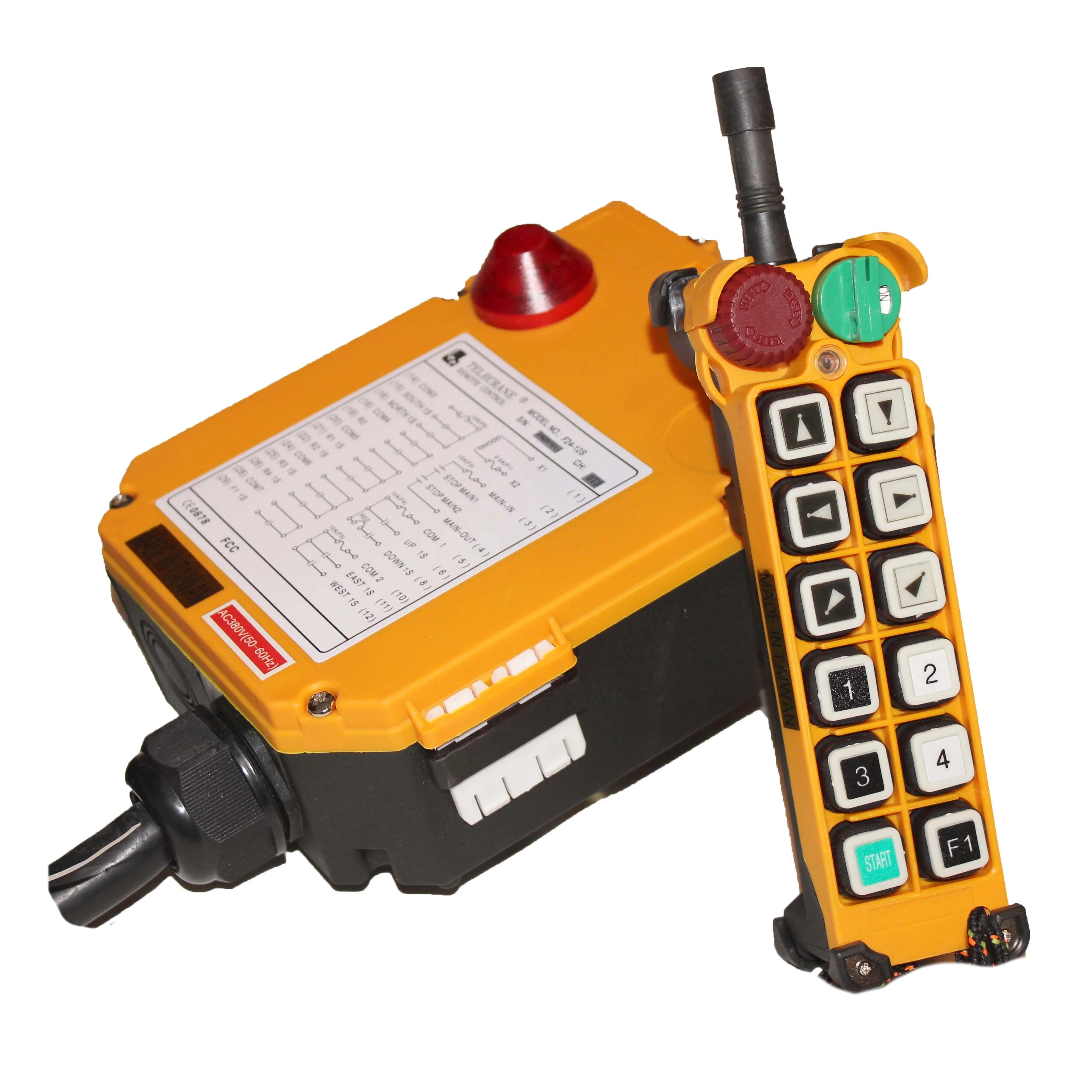 Telelcrane Industrial Remote Control F24-6S/D F24-8S/D F24-10S/10D F24-12S/D F21-E1B  Wireless Radio Remote Control Controller