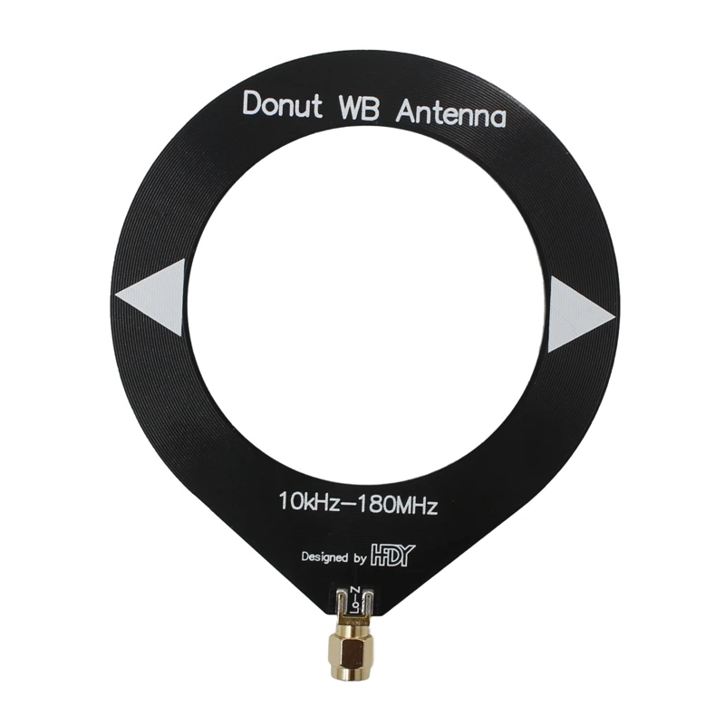 Mini-Loop-Antenne, Hochimpedanzverstärker, 10 kHz–180 MHz, mit Konverter mit niedriger Impedanz für Radio, Walkie, Talkie, SDR, einfach zu bedienen