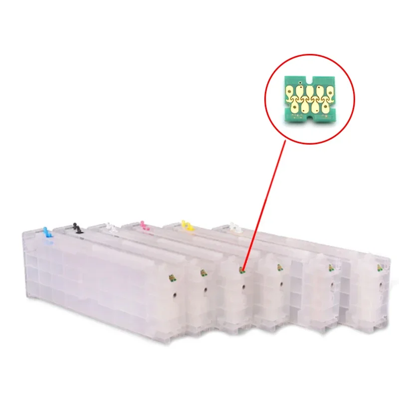 

600ML F2000 Ink Cartridge Chips For Epson SureColor F2000 F2100 SC-F2000 SC-F2100 Printer chips T7251-T7254 T725A1 T725A2