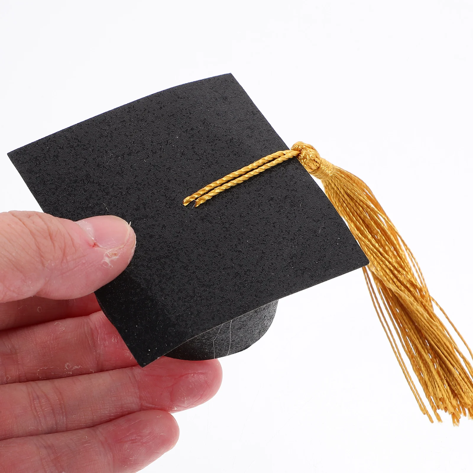

20pcs Graduation Cap Goblet Cover Tassel Decoration Reusable Party Favors College Celebration Glass Lid Cup Plug Beverage