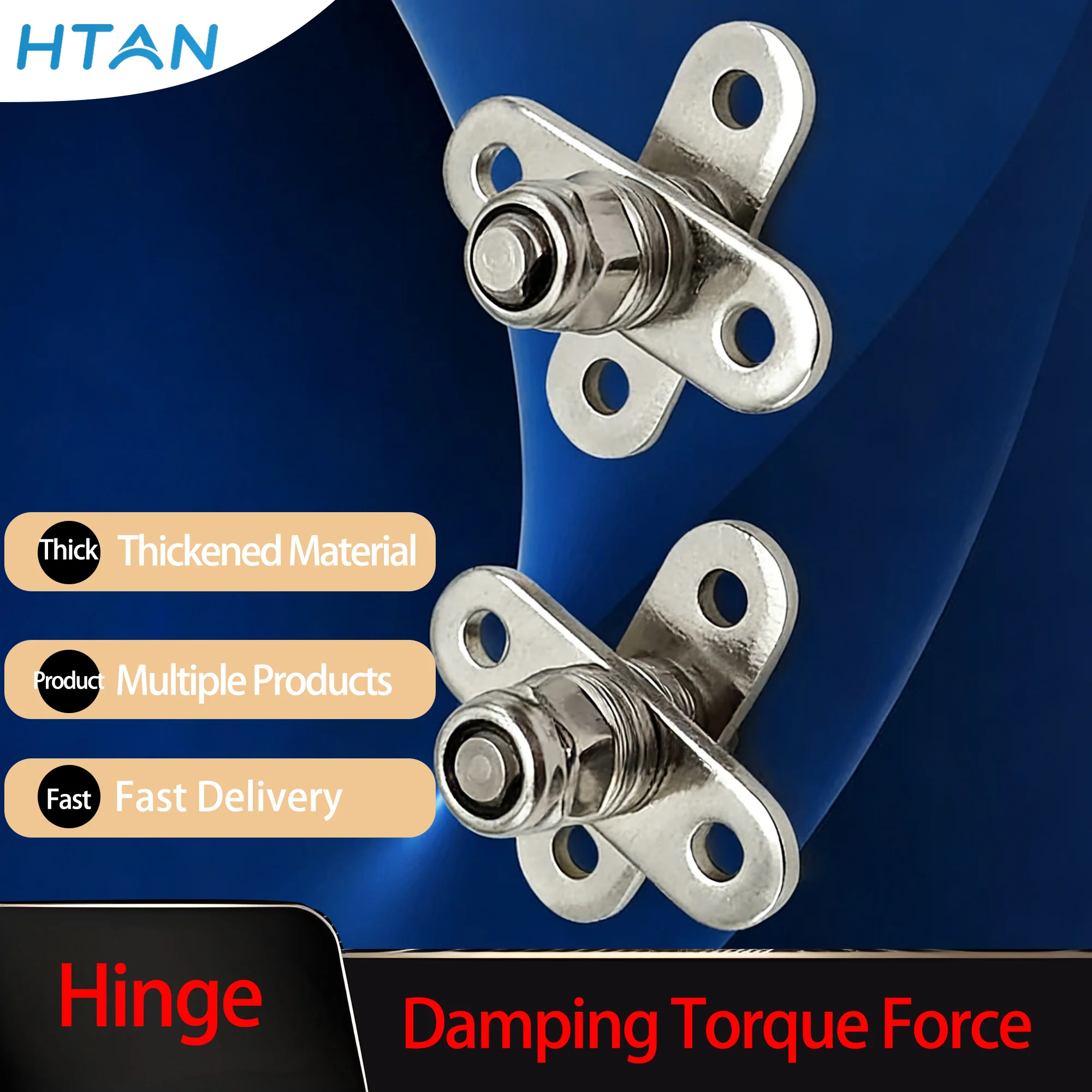

3pcs Torque Stainless Steel Damping Shaft Square Hinge for Industrial Medical Equipment - Can Stop at Will