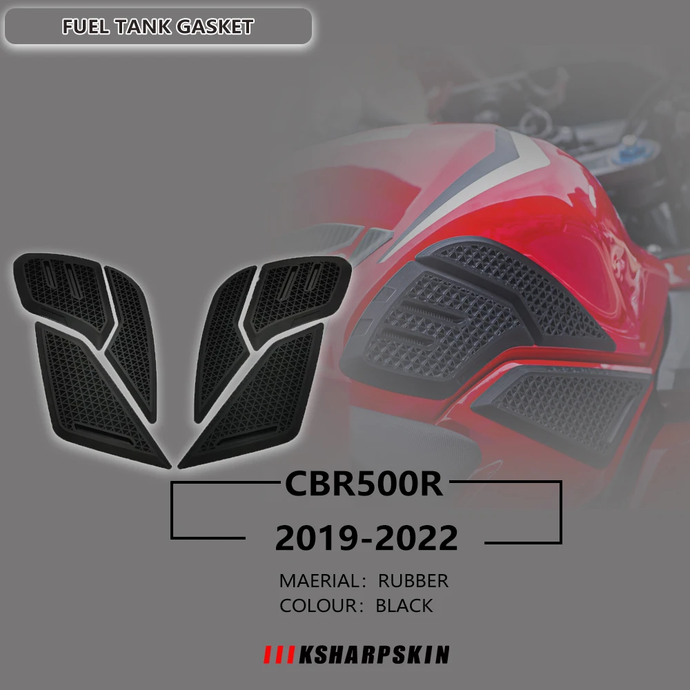 

3D Motorcycle Fuel Tank Pad Knee Pad Protector Side Sticker Suitable for CBR500R 2019-2022