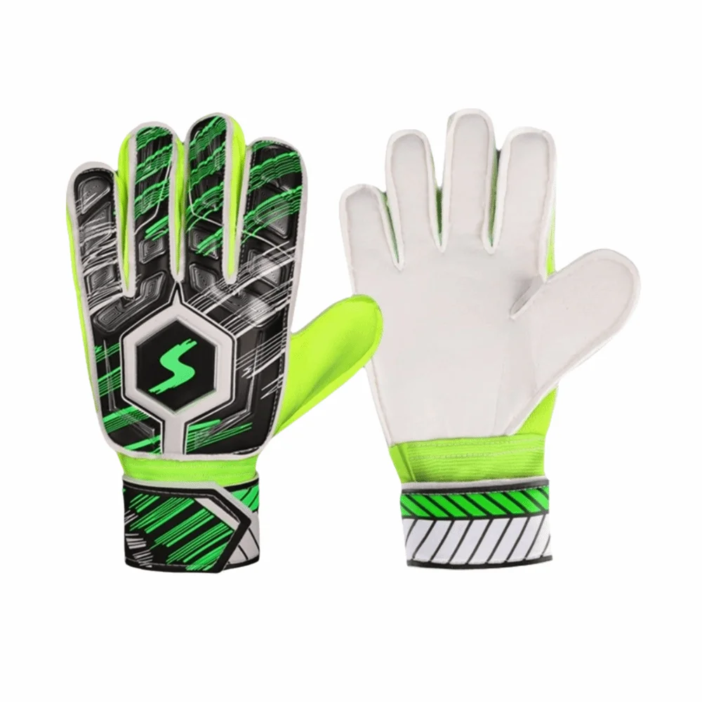 

Strong Grips Football Goalkeeper Gloves Thickened Breathable Soccer Goalie Gloves Non-slip Full Finger Kids Goalkeeper Gloves
