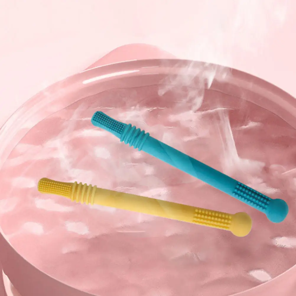 6 Pièces Jouets de dentition pour bébé, bâtonnets creux pour molaires, souples et sûrs à mâcher, pour soulager les nouveau-nés