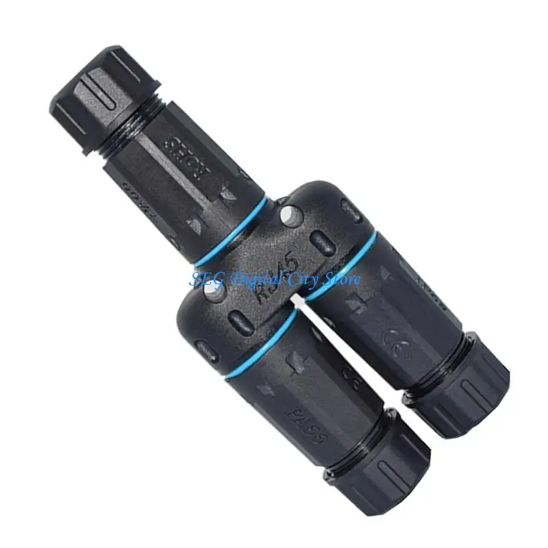 U75B trong một RJ45 8P8C Cat6 Gigabit Mạng kết nối cáp kết nối cáp với bảo vệ bảo vệ bảo vệ không thấm nước IP68