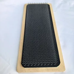 Gevlochten Haarverlengstuk Gereedschap Houten Pruik Haarspalk Geschikt Voor Haarverlenging Tekenkaart 28*12Cm