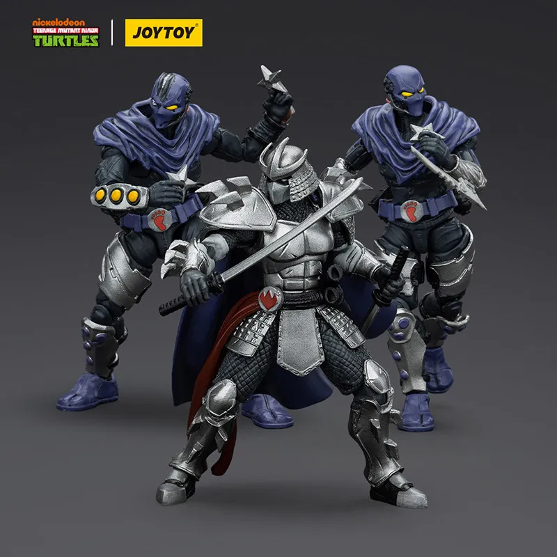 

Коллекционная модель JOYTOY Dark Source: Ниндзя-черепашки — Шреддер и Бигфут, набор из 3 фигурок, масштаб 1:18, лицензионная мобильная модель для игр