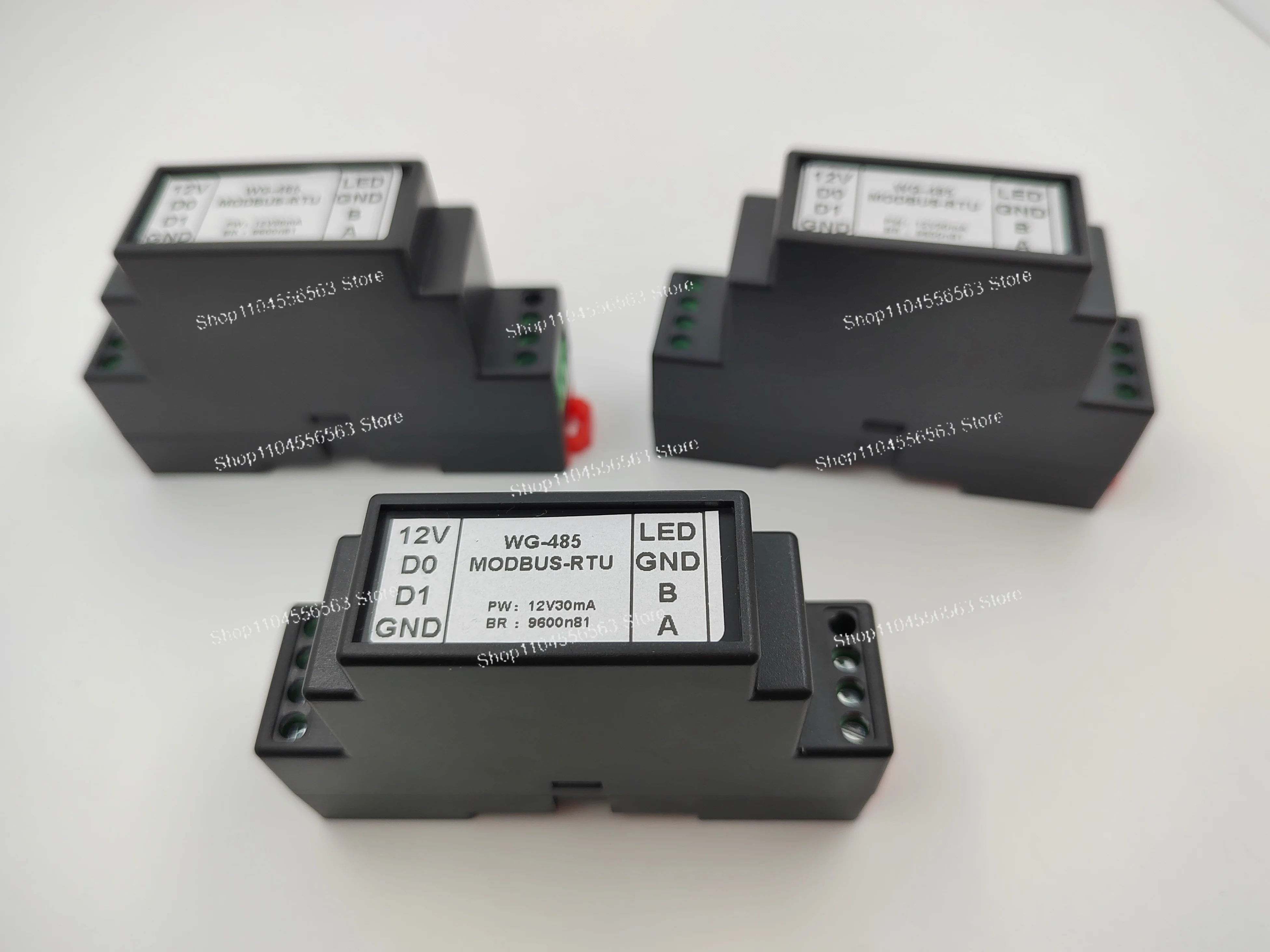 Rail-type Wiegand Converter Modbus-RTU, WG to 485