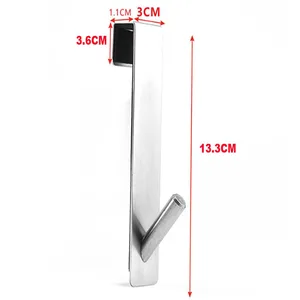 Edelstahl-S-Form-Badezimmerbadezimmer, Kleiderbügelrückhalter, Halterdusche, Glaskabid 4 Hauptverkauf Oakley Medusa -Brille - №2