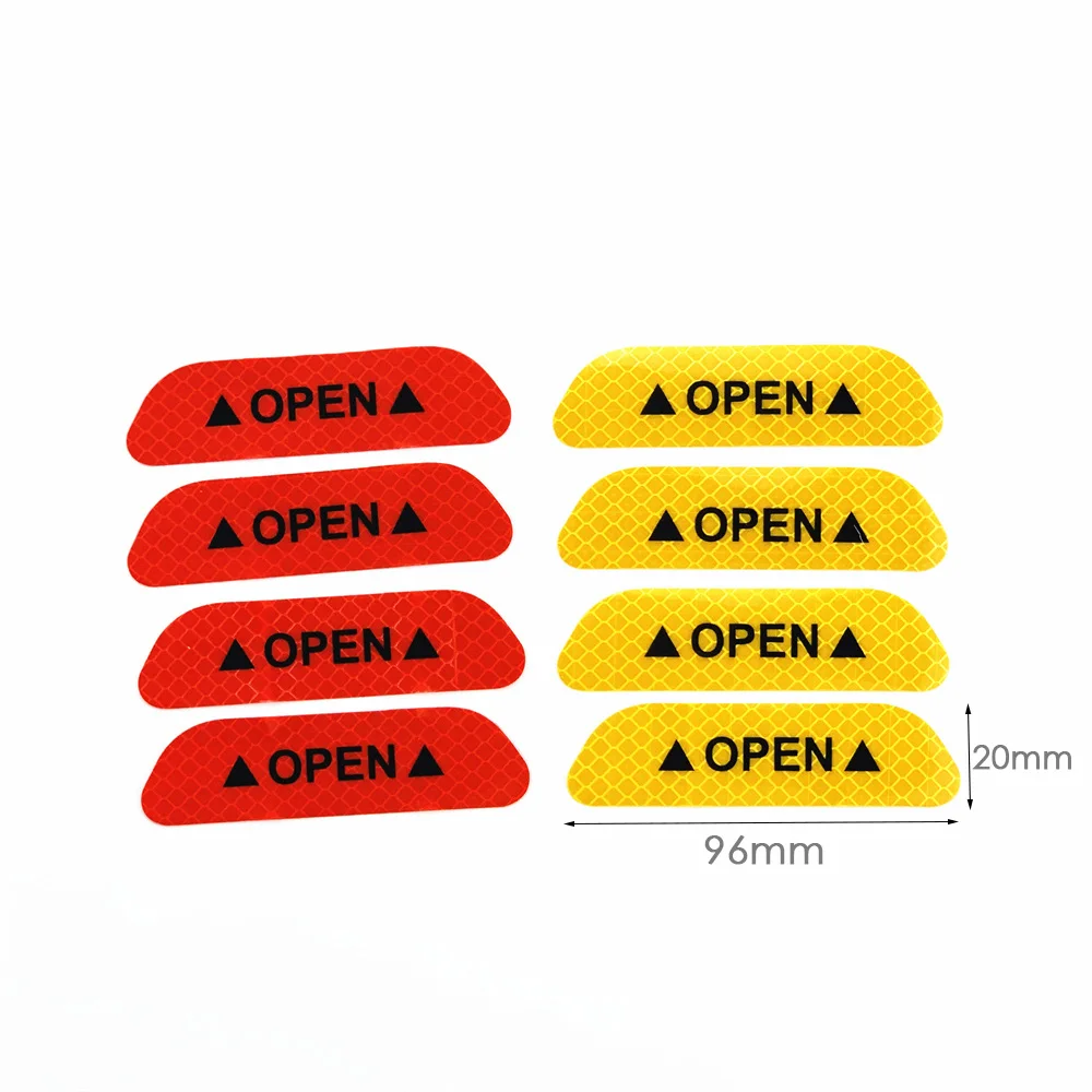 Car Door Warning Sticker For Toyota C-HR Matrix Mirai FUN  WAY AURIS JPN Taxi AVALON Century Rush Fortuner Harrier SEQUOIA