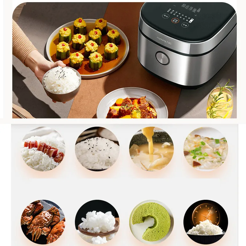 Joyoung F855 F510 Rice Cooker 4L 5L Non-Stick Rice Cooking Pot Household 8-In-1 Smart Automatic Multi Cooker 24H Reservation