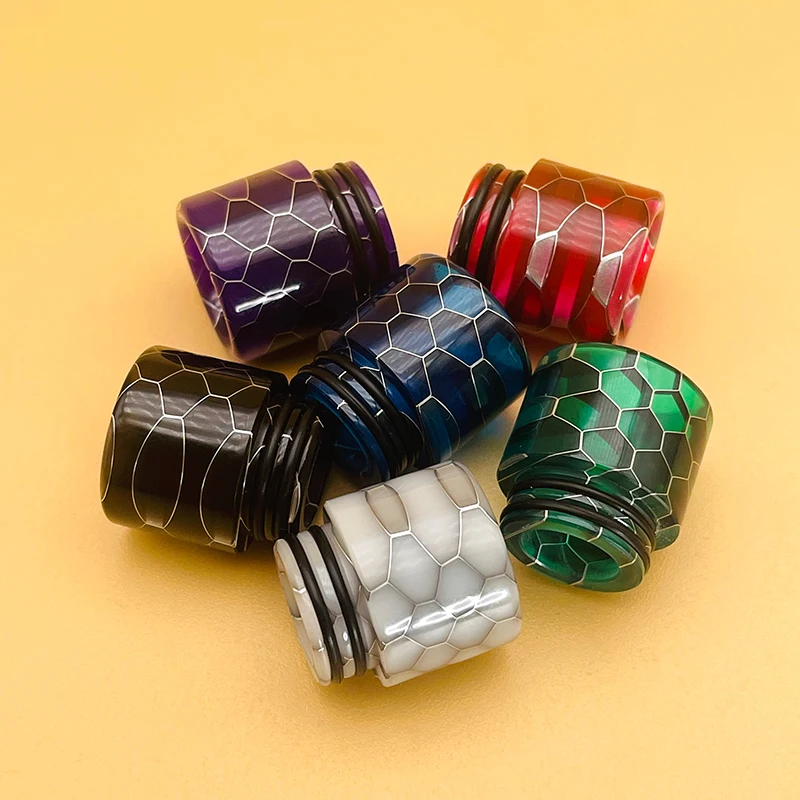 DSX Snakeskin راتنجات الايبوكسي أطراف فم بالتنقيط ، قطعة فم ، TFV8 ، TFV12 ، خزان الأمير ، كيلين ، RTA ، ملحقات الخزان #5