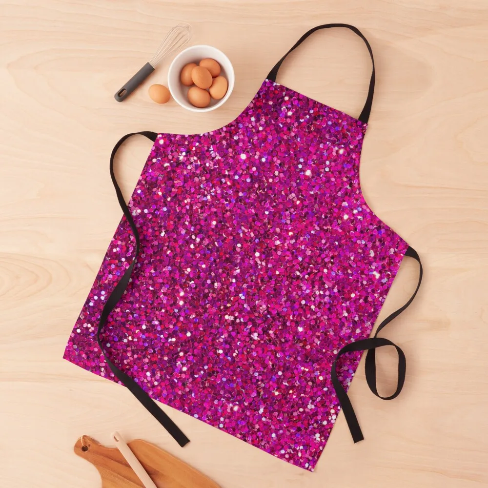 Beautiful Pink Glitter Apron kitchen items and home 2022 kitchen accessories custom kitchen apron woman