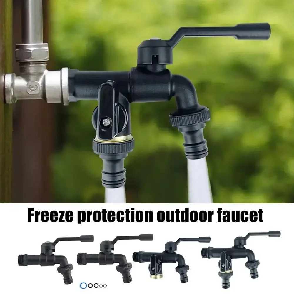 

All Copper Tap Water Faucet 4/6/8 Points One Into One Out Valve Switch Thread Garden Irrigation Sink Tap