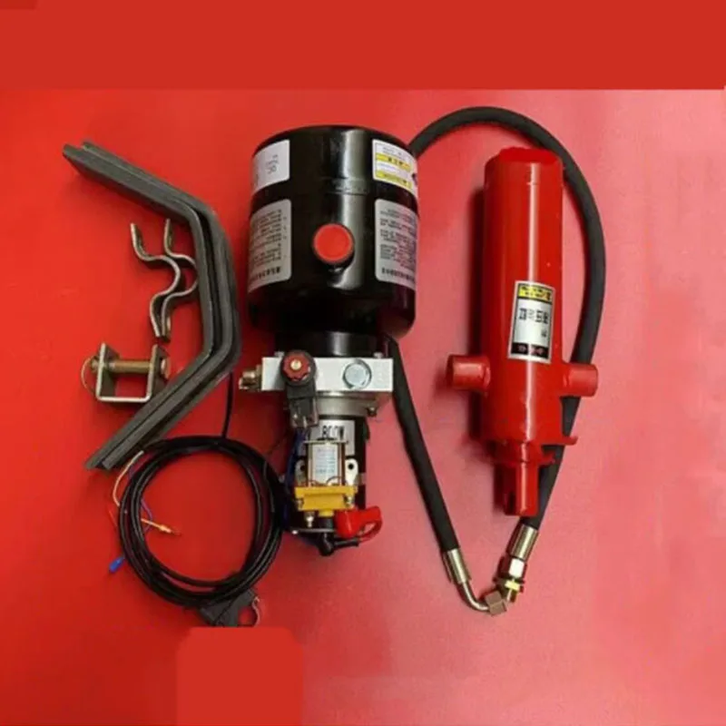 12v/24v/48v/60v Electric Tricycle Dump Hydraulic Modification Parts Hydraulic Self Unloading Kit Electric Control Lift